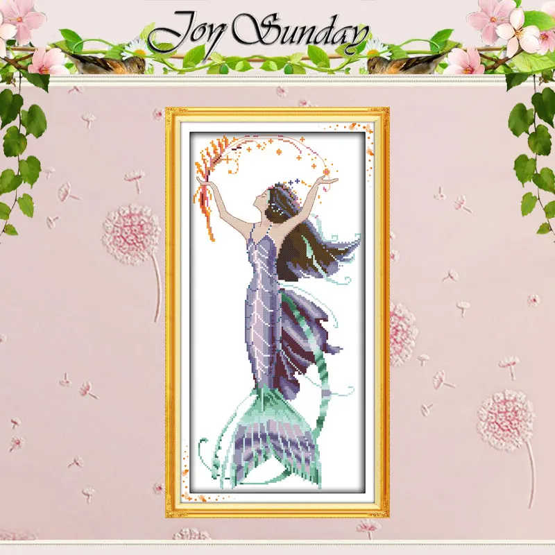 

Фиолетовые узоры русалки Счетный крест 11 14CT наборы крестиков оптовая продажа китайские наборы крестиков вышивка рукоделие