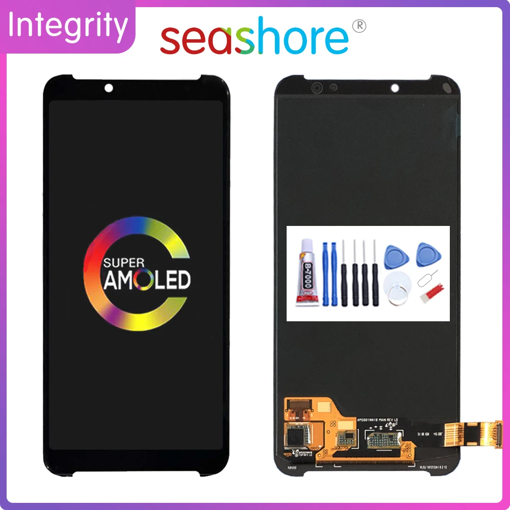 Оригинальный Для XIAOMI Black Shark Helo LCD сенсорный экран дигитайзер сборка для Xiaomi