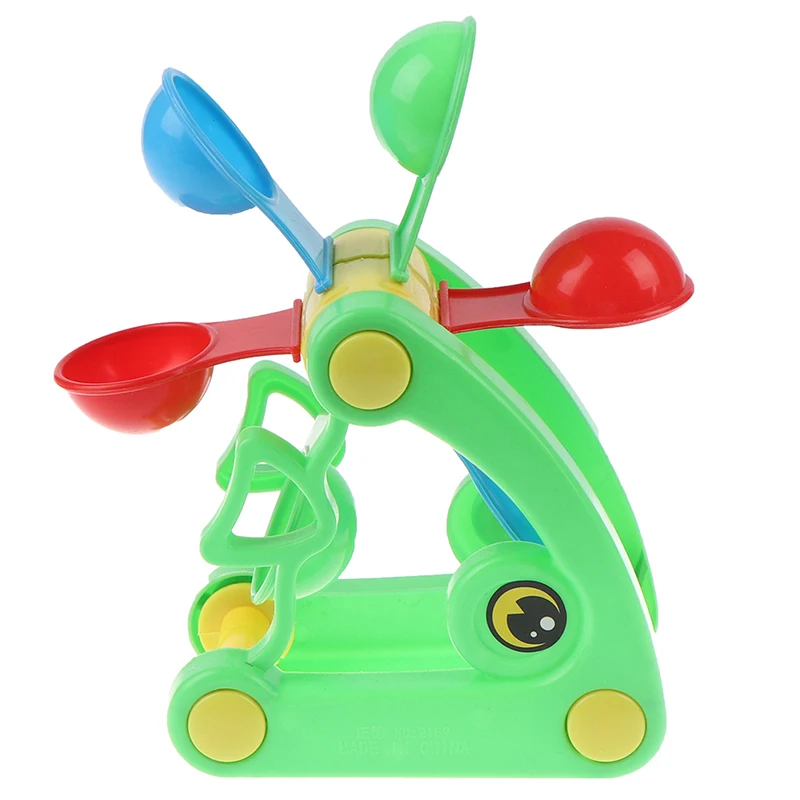 Высокое качество милая ветряная мельница водяное колесо летняя игра песок вода