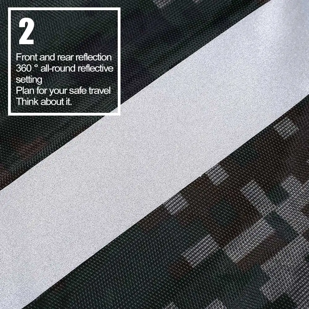 Водонепроницаемый светоотражающий мотоциклетный плащ комплект дождевиков для