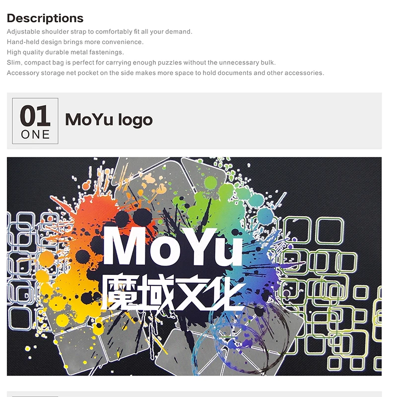 Сумка кубик Moyu черная сумка через плечо для Magico Cubo головоломка 2x2 3x3 4x4 5x5 6x6 7x7 8x8 9x9