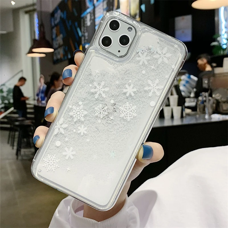 Модный Блестящий чехол с жидким песком для iPhone 11 XS Pro XR Max X защитный s iPhione 7 8 Plus 6s
