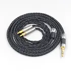 LN007430 16 Core 7N OCC черный плетеный кабель для наушников для Audio-Technica ATH-ADX5000 ATH-MSR7b 770H 990H A2DC наушников