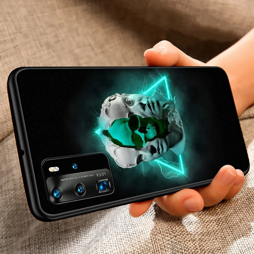 Чехол Lavaza Medusa Vaporwave Glitch для Huawei P8 P9 P10 P20 P30 Y6 Y7 Y9 Lite Pro P Smart Nova 2i 3i Mini 2017 2018 | Мобильные