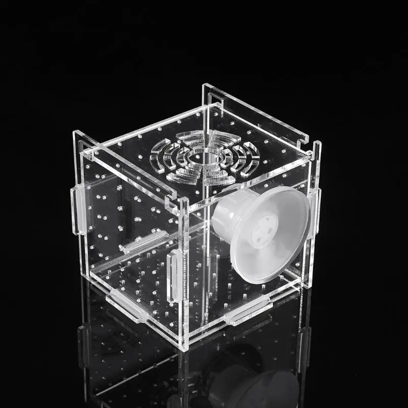 

Aquarium Fish Breeding Isolation Box Baby Fish Incubator Hatch Breeder Fish Tank K3NA