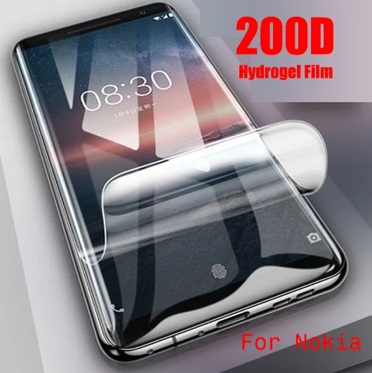 

Screen Protector on Nokia 1 2 3 5 6 2018 Hydrogel Film for Nokia 2.1 3.1 5.1 6.1 Protective Film for Nokia 7 Plus