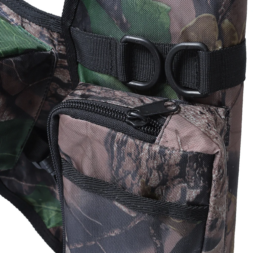 

Short Type Arrow Quiver Cylinder Bow Arrow Single Waist Bag 3 Pipes Large Capacity Holder Carry Pouch for Outdoor Archer