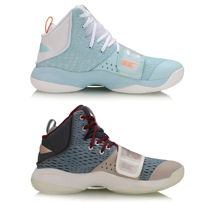 Li Ning/мужские кроссовки для баскетбола на корте липучке спортивные с динамической