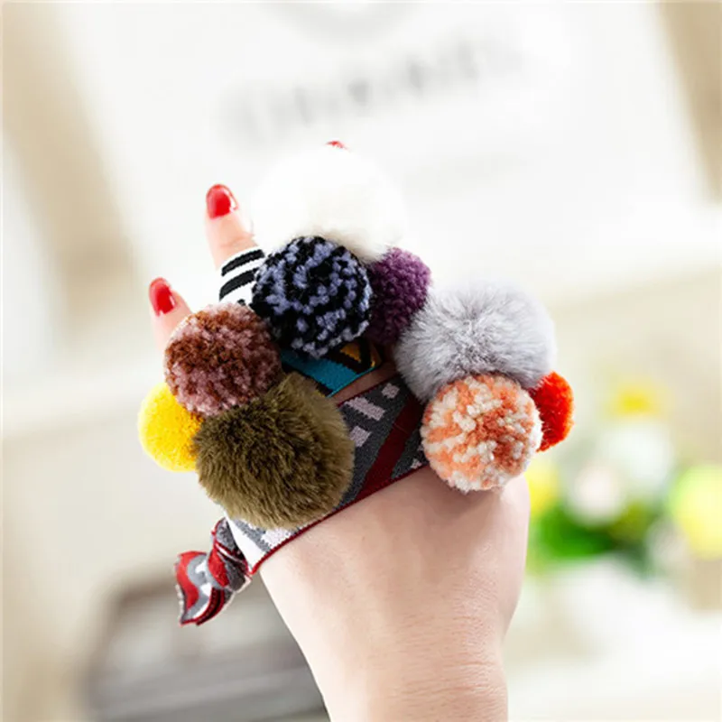 1 шт. эластичная резинка для волос с узлом на широких плечах |