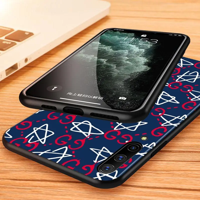 

Ltalian Trendy Brand For Samsung A10 10E 10S 20 20S 20E 30 30S 40 40S 50 50S 60 70 70S 80 90(5G) A2 Black Soft Core phone Case