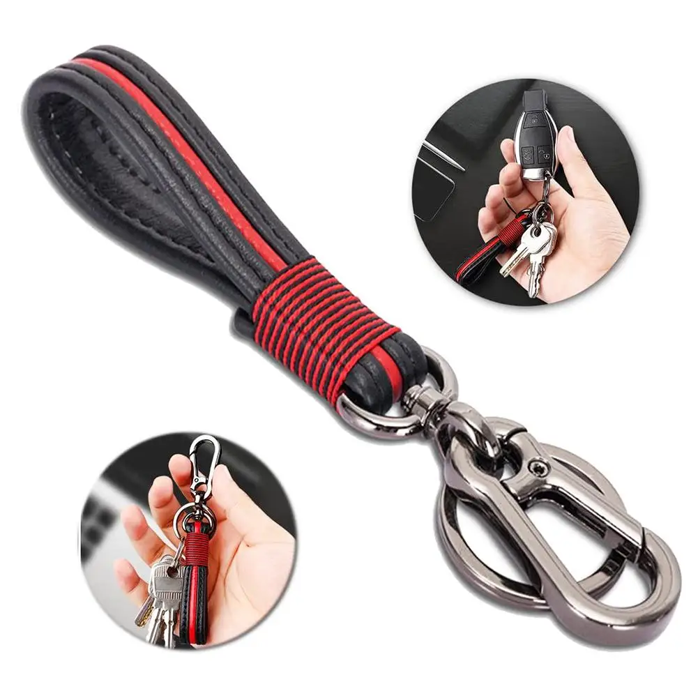 Высококачественный двойной брелок для автомобиля ключей ручной работы