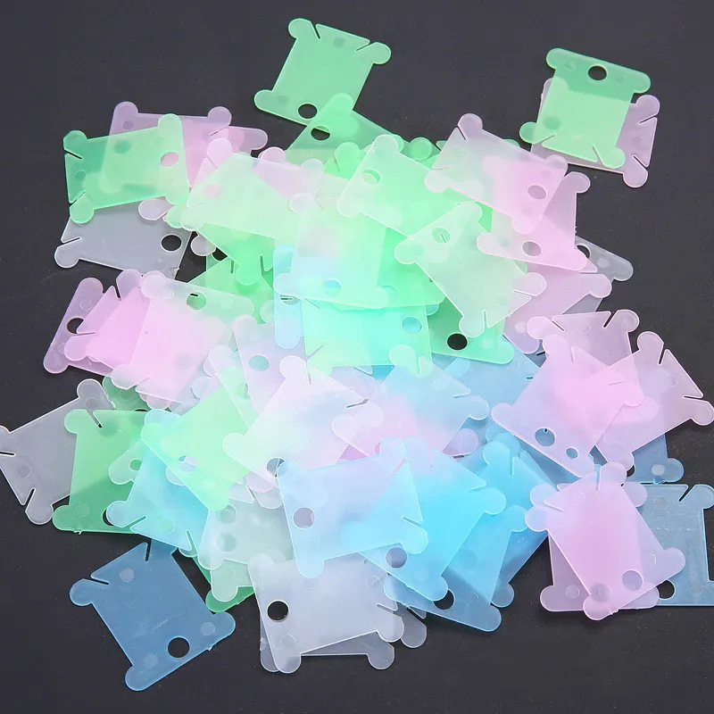 50/100 шт органайзер для ниток вышивка держатель нить ремесло бобины вышитая