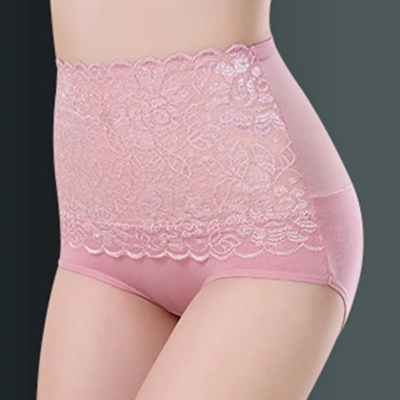 Сексуальные женские трусики кружевные прозрачные бесшовные с высокой талией