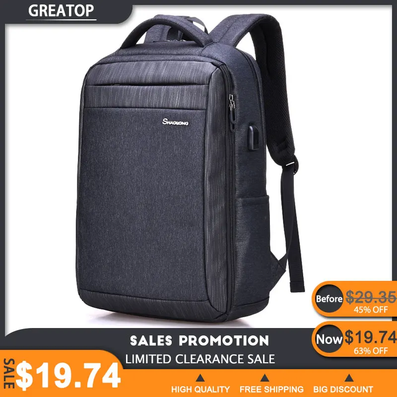 2021 популярный стиль деловой рюкзак унисекс GREATOP дорожный Студенческая сумка для