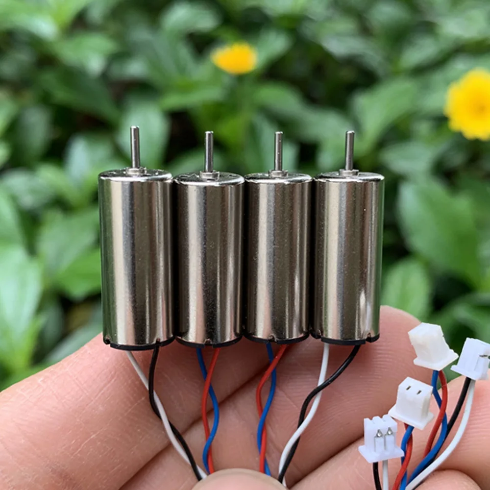 2PCS 8520 Coreless Motor DC 3V 3.7V Ultra High Speed 8.5*20mm CW CCW with Terminal DIY Tiny Four Axis Model RC Drone Quadcopter |