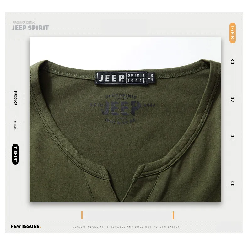 JEEP SPIRIT Новая Осенняя футболка мужская с круглым вырезом и длинным рукавом мужская футболка Homme пять цветов футболка Homme