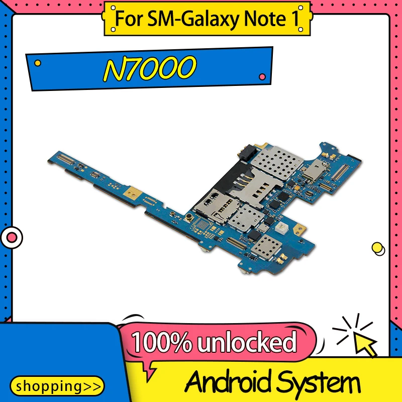 Материнская плата Samsung Galaxy Note 1 N7000 16 ГБ разблокированная с ОС Android|Антенны для