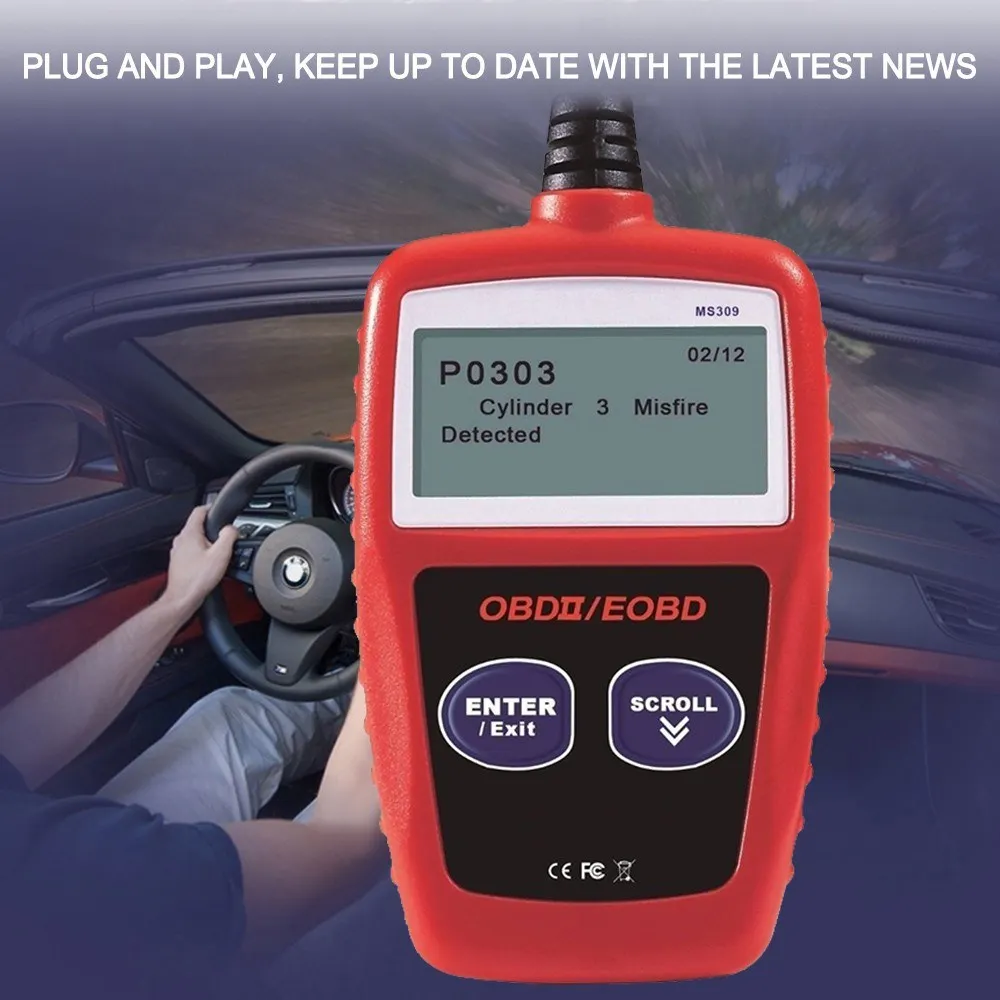 

Auto OBD Code Reader OBD2 Scanner Car Check Engine Fault Diagnostic Tool OBDII Scanner Diagnostic Scanner