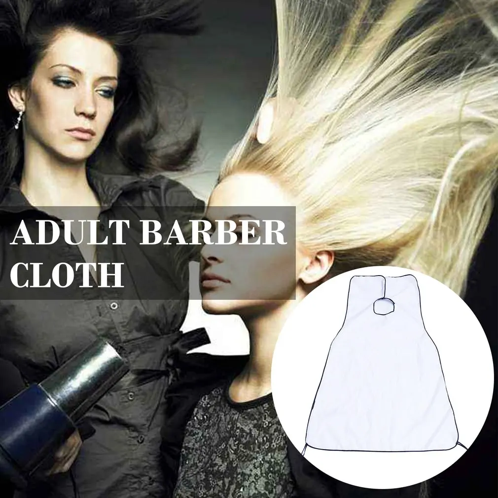 Взрослая ткань для волос антипригарный фартук накидка шаль стрижка нагрудник
