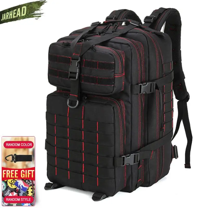 

45L Military Tactical Backpack Outdoor Army Waterproof MOLLE Bag Man Hiking Trekking Lager Capacity Travel Camping Knapsack