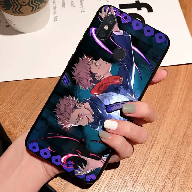 

Cartoon Anime Jujutsu Kaisen Phone Case For Xiaomi Redmi 7 8 9t a3 9se k20 mi8 max3 lite 9 note 9s 10 pro