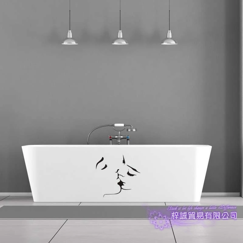 

Naked Couple Body Wall Sticker Bathroom Room Home Decoration Posters Vinyl Sticker Sexy Girl Wall Decal