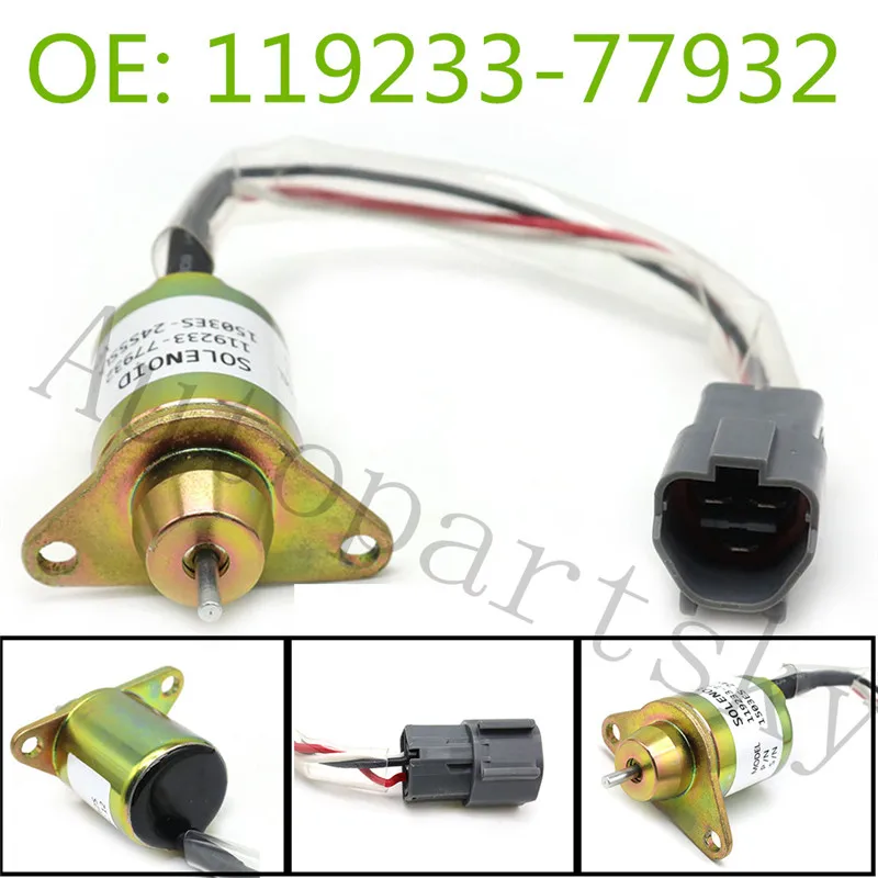 Хорошее качество автозапчасти топливный закрыть клапан для Yanmar Woodward запорный 12V