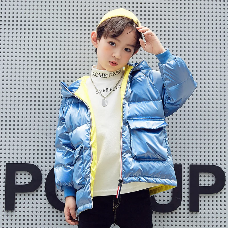 

Boys Winter Coat 2021 Kids Fashion Coat For Girls Thick Windproof Warm Outerwear Children Clothing Girls Down Jacket 2-10 Years