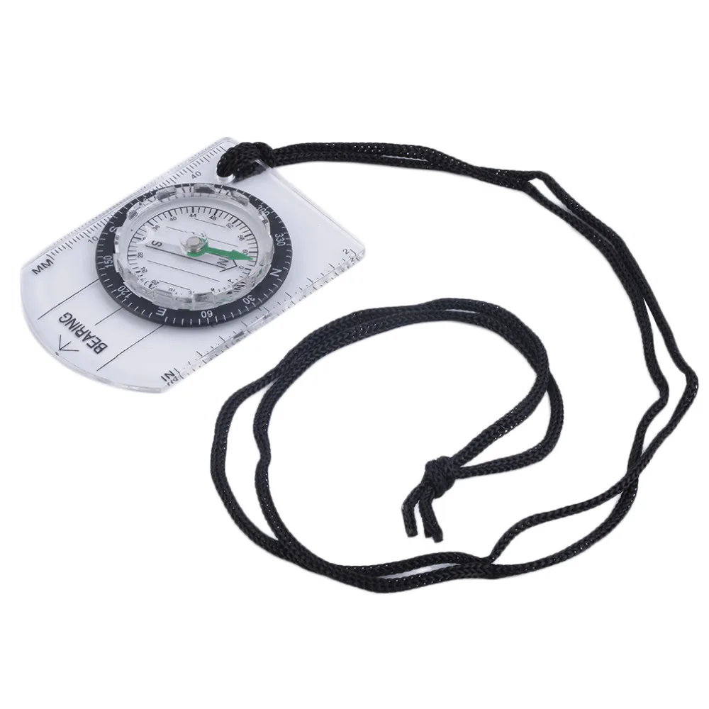 

Mini Baseplate Compass Map Scale Ruler Outdoor Camping Hiking Cycling Scouts Military Compass wholesale