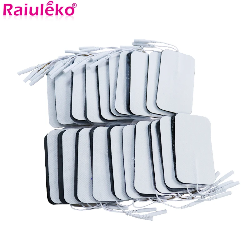 100 шт многоразовые электроды колодки для десятков акупунктуры Цифровая терапия