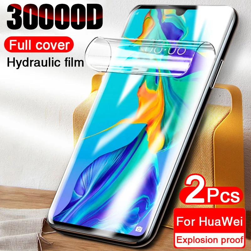 

Гидрогелевая пленка для Huawei P30 Pro/P40/P20 Lite/P30 Pro, защитная пленка для экрана Honor 10, 20 Pro, 9 P Smart 2019 Z, 2 шт.