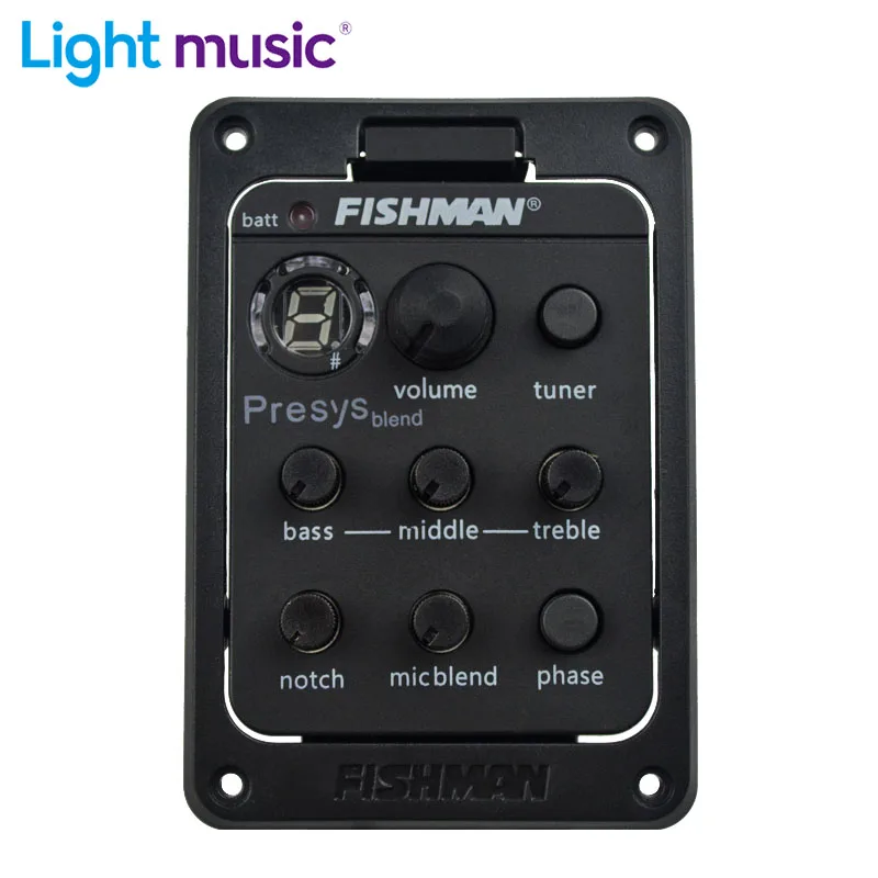 Высококачественный двухрежимный предусилитель FISHMAN Presys 301 с микрофоном тюнер EQ