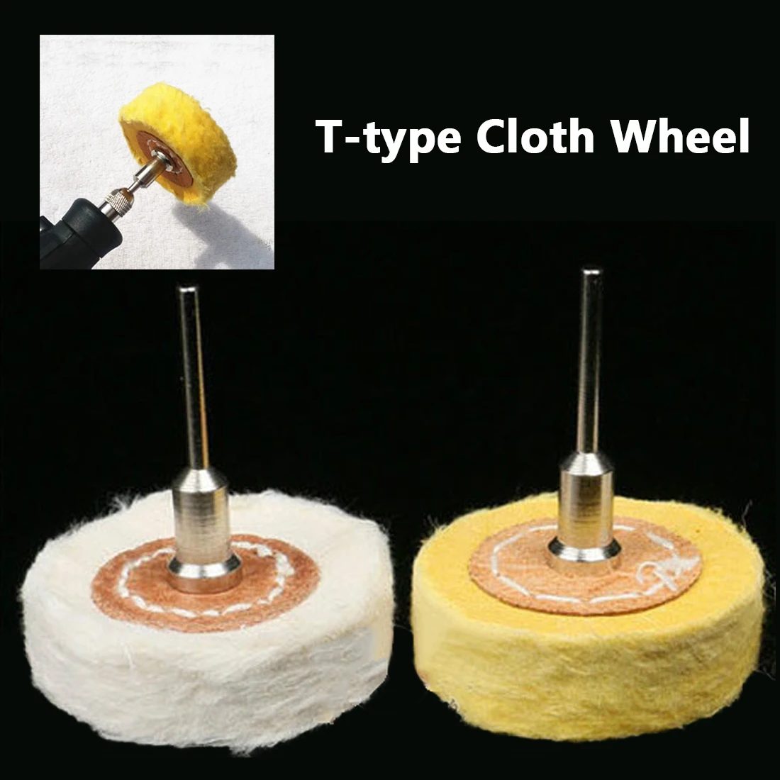 

Abrasive Tools Dremel Wheel Cloth Grinder Brush For Rotary Dremel Accessories Shank T Style Polish Buffing Wheel Grinding Head