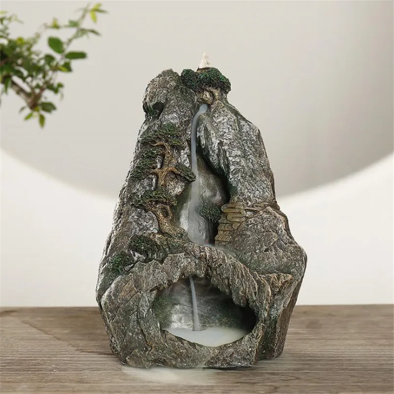 Горелка для благовоний Водопад из смолы креативная лампа ароматерапии домашний