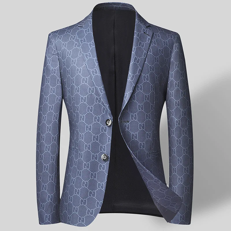 

New Arrival Fashion Spring Thin Suit Men Youth Fashion Single Breasted Spring And Autumn Blazers Men Suits Coat Plus Size M-4XL