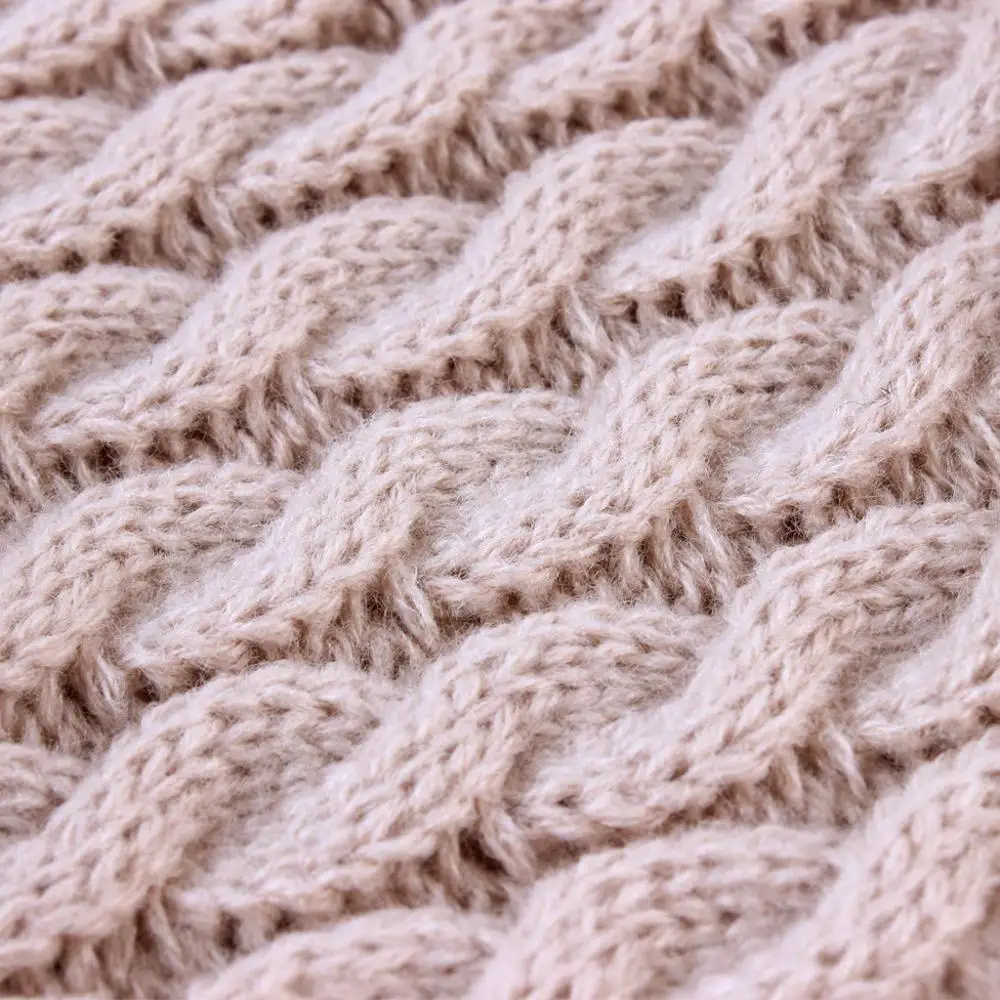 2021 Baby Hats Scarf Knitted Warm Fur Pompom Round Machine Cap Protects Ear Bonnet Winter Caps 2 Pcs/Set | Аксессуары для одежды