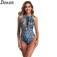 swimsuits womens 2020 summer floral print bodysuit swimsuit sexy swimming suit for women one piece swim suit plus size swimwear