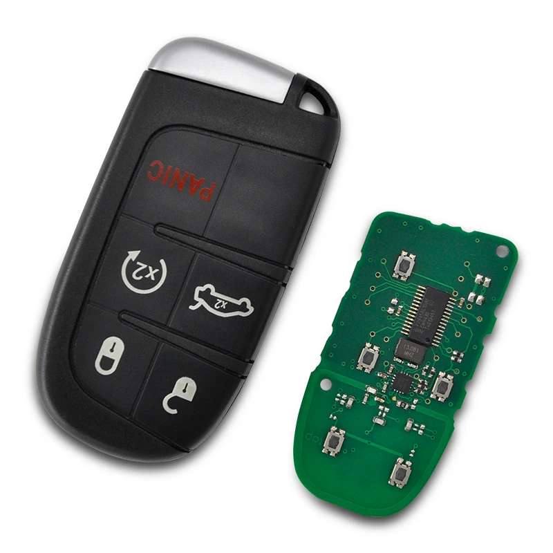 Datong World Car Key For Jeep Grand Cherokee 2014-2018 433Mhz ID46 PCF7953 M3N40812302 Replace Keyless Entry Promixity Card | Автомобили и