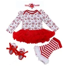 Комбинезон для девочек, на осеньзиму, рождественский подарок, От 0 до 2 лет