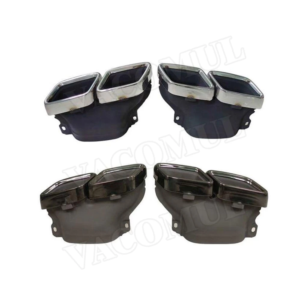 Автомобильный глушитель выхлопной трубы из нержавеющей стали наконечники для