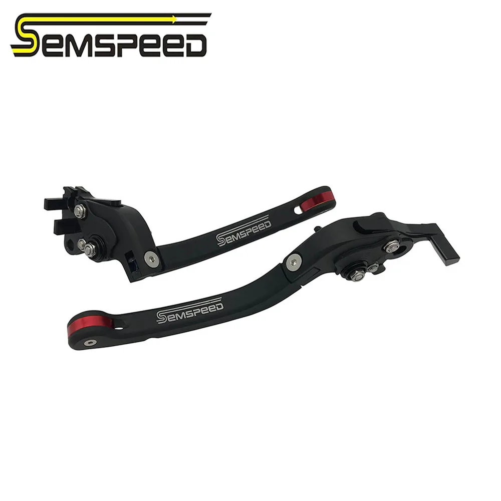SEMSPEED Мотоцикл с ЧПУ регулируемые складные рычаги сцепления ручка бар для Honda