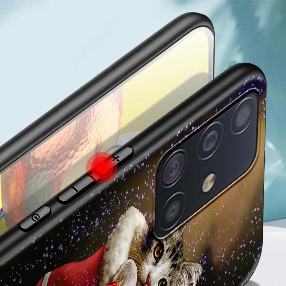 merry christmas new year silicone phone case for funda samsung galaxy a51 a21s a71 a12 a31 a52 a41 a32 a72 5g a02s a11 a02 cover free global shipping
