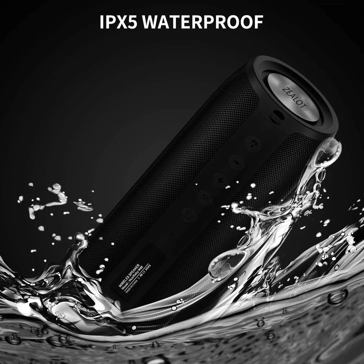 Bluetooth-Колонка Zealot S51 10 Вт водостойкая IPX5 13 часов работы | Динамики