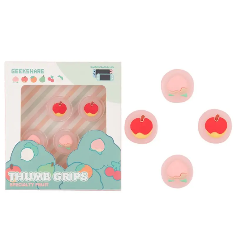 

Cute Fruit Jelly N-intend Thumb Stick Grip Cap Joystick Cover For NS Lite K92F