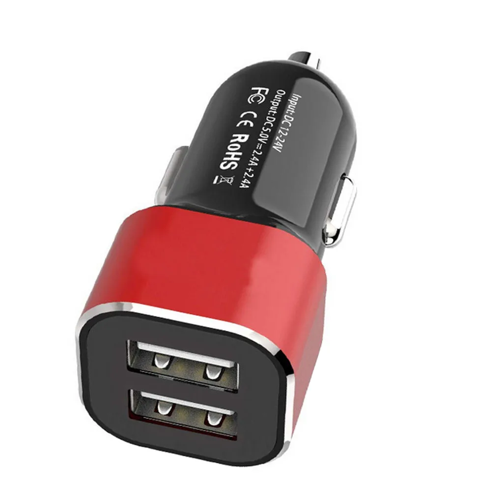 MOSUNX автомобильное зарядное устройство USB мобильный телефон двойной 4.8A выход