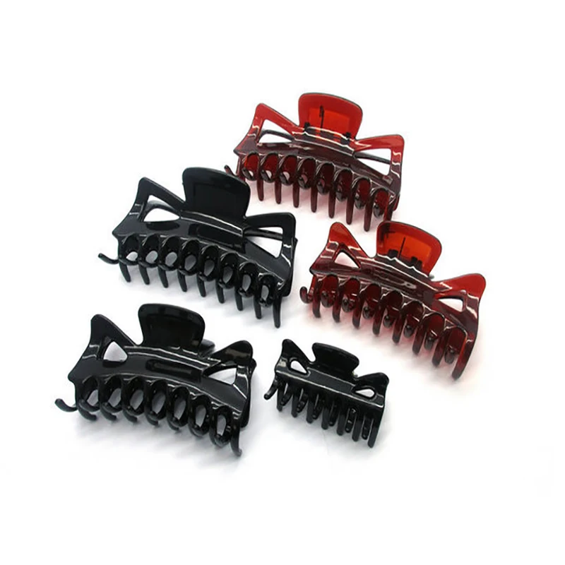 

Resin Sturdy Bath Hair Clip 11cm Large Hair Grap Clip 2.8cm Small Headdress New Women Headwear Top Clip Girls Hair Accessories