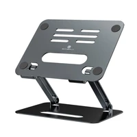 aluminum alloy adjustable laptop stand folding portable for notebook macbook computer bracket lifting cooling holder non slip
