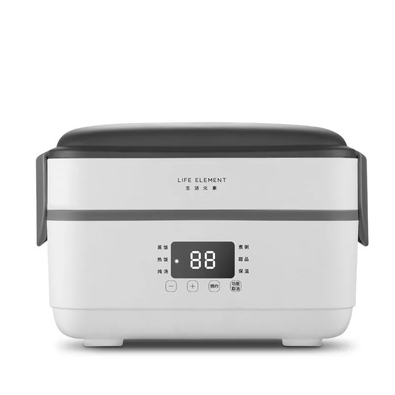 220В ланч бокс Электрический двухслойный лайнер из нержавеющей стали рисовые