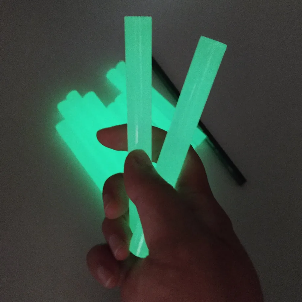 

10Pcs Noctilucent Hot Melt Glue Stick 11*100mm Luminous High Viscosity Luminescence DIY Handwork Electrothermal Adhesive