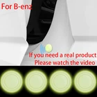 2 шт., светящиеся амортизирующие наклейки на дверь автомобиля Mercedes Benz A C E R M Class CLA GLA W204 W210 W124 W205 W177 V177